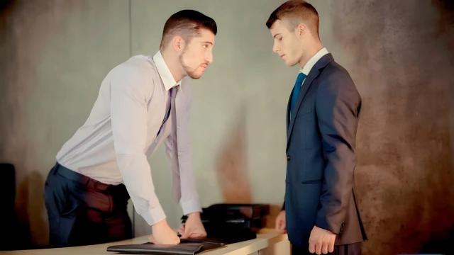 Office Sex With Horny Leo Domenico And Allen King
