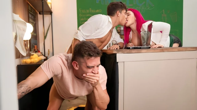 Drake Von And Trevor Brooks In A Bi Threesome Fuck Scene