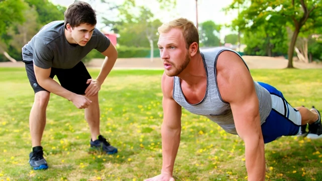 Fitness Themed Fuck With Will Braun And Josh Peters