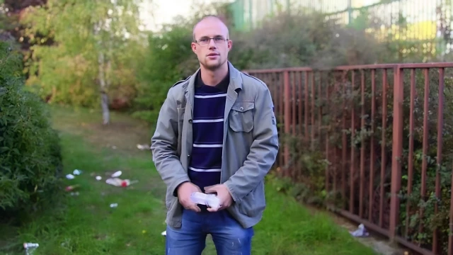 Bearded Dude With A Round Booty Takes A Facial Too