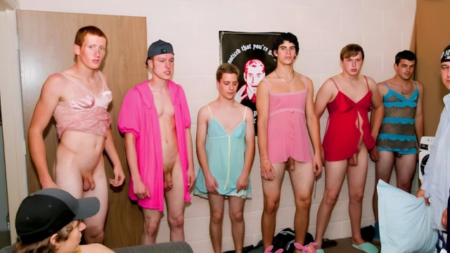 Pledges Crossdressing And Fucking Hard As Well