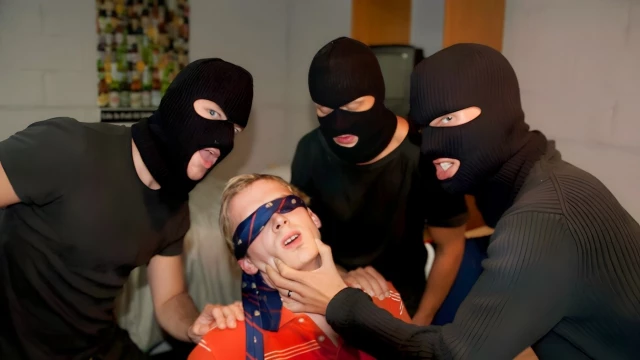 Dorm Room Invasion With Really Violent Anal Fucking