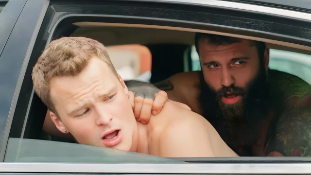 Backseat Banging Session With Markus Kage And Brent North