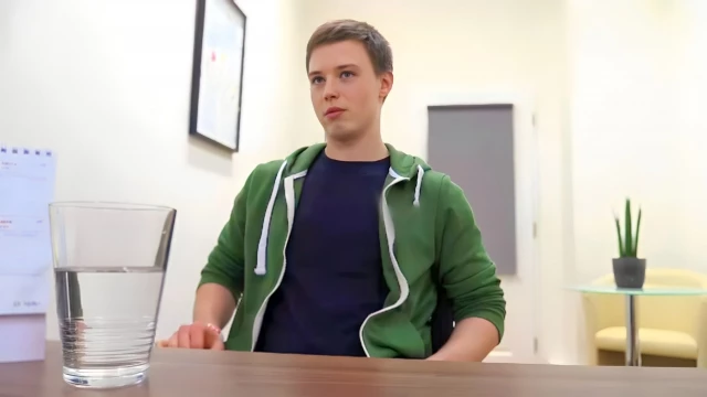 Edgy-looking Dude Jerks Off For The Camera