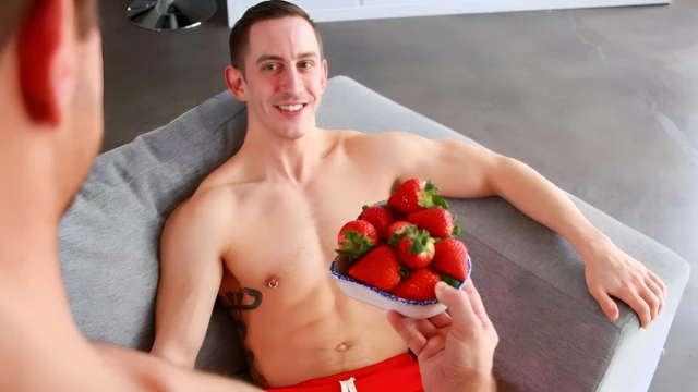 Bathroom Butt Blasting With Bryan Cole And Nate Stetson