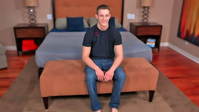 Lanky Dude Named Hal Blows A Massive Load At The Gym