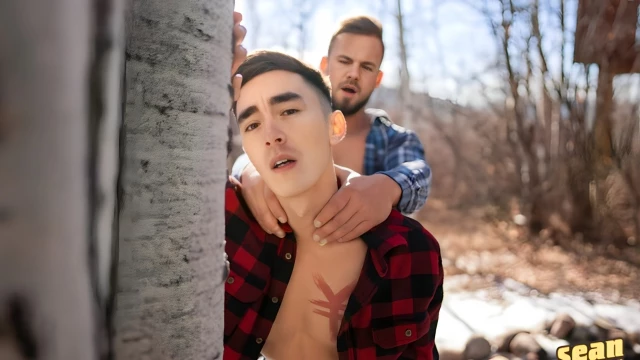 Horny Woodsmen Fucking Around In Their Secluded Cabin