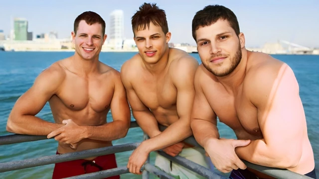 Circle Jerk + Threesome Action With Jayden, Brodie, And Dean