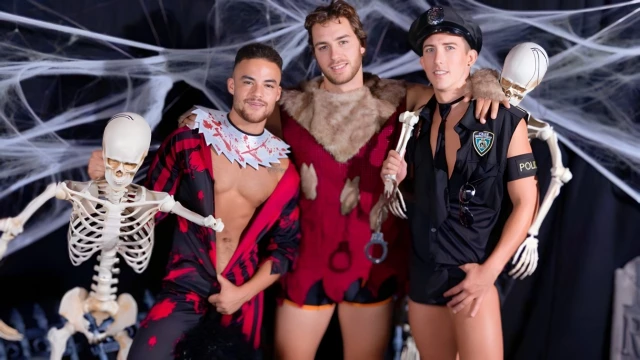 Halloween Night Anal With Carter Woods, Beaux Banks, And Isaac Parker