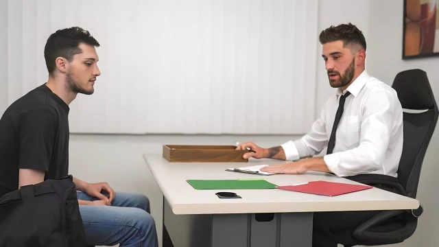 Office-based Sex With Ryland Kingsman And Chris Damned
