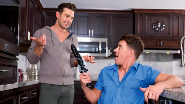 JJ Knight And Casey Jacks Fuck In The Kitchen