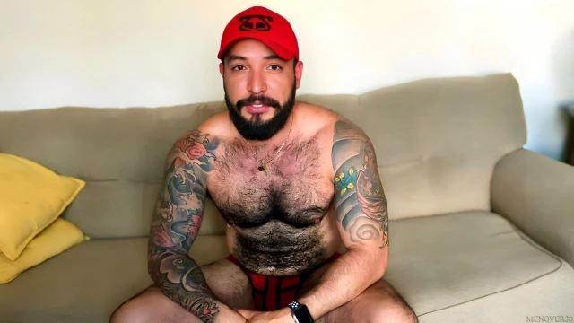 Hairy Hottie Julian Torres Fucked By A Machine