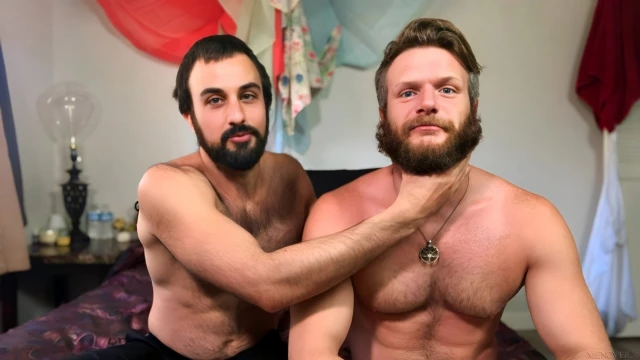 Brian Bonds And Mason Lear Fuck In The Ass On The Bed