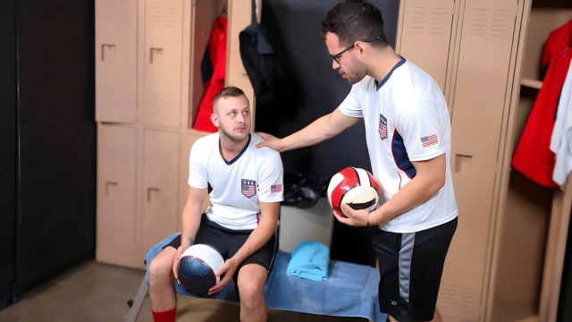 Post-game Anal With Teammates Chandler Scott And Angel Ventura