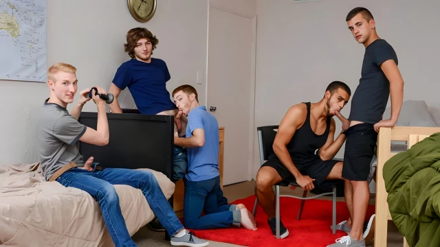 Danny Forest Shines In A College Orgy Video