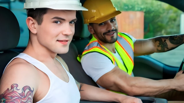 Construction Workers Arad Winwin And Dakota Payne Fuck In The Ass