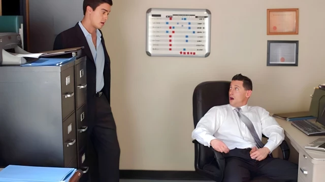 Passionate Office Sex With Ari Sylvio And Mike Martinez