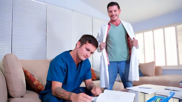 Tristan Mathews And Brody Wilde Fuck Instead Of Cramming