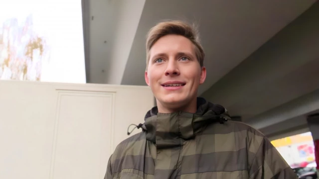 Hot Blonde Twink Cums Hard After Anal