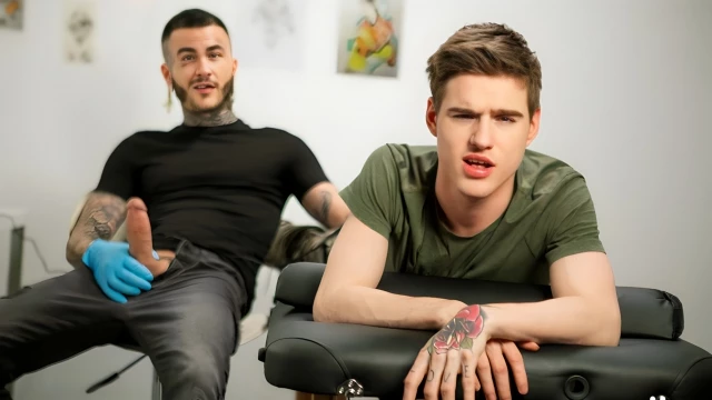 Twink Lev Ivankov Fucked By Tattoo Artist Fly Tatem