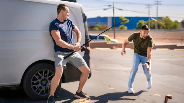 Rough Sex In A Van: Pierce Paris Fucks Michael Boston