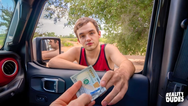 Straight Hitchhiker Marcus Rivers Fucked In POV