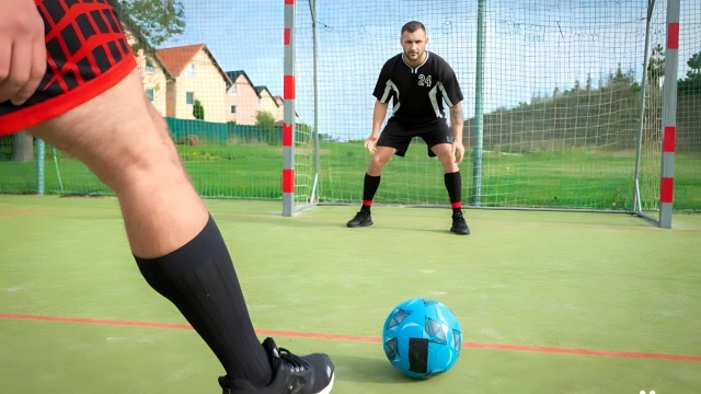 Soccer Hunks Luke And Vito Fuck Outdoors