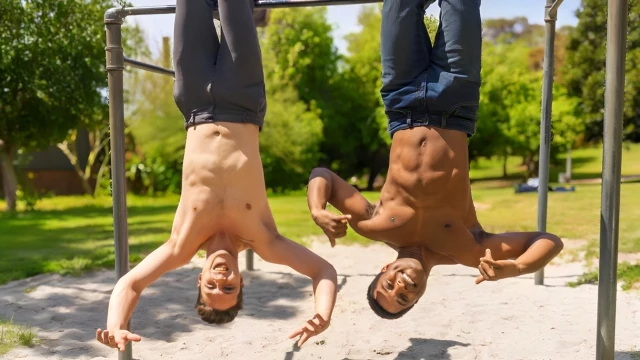 Landon's BBC Gapes Cole's Tight Hole