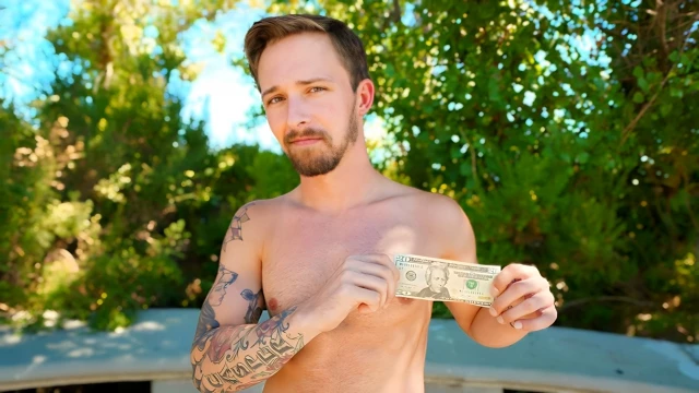 Inked Landon Stevens Swallows Paul Wagner's Cum