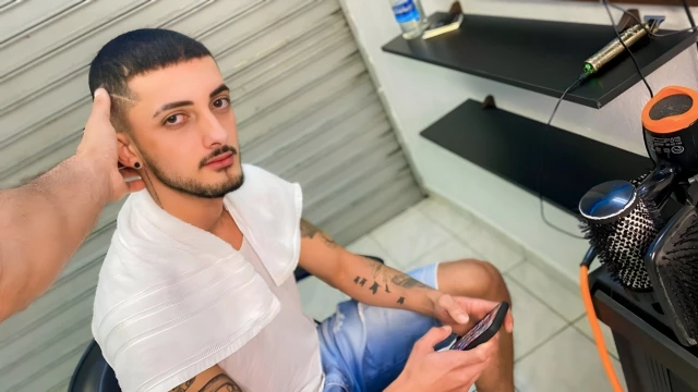 Haircut And Anal Dilation With Super-horny Edu Scot