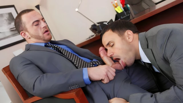 Office Hotties Take A Break To Fuck (Steve Vex And Conner Habib)