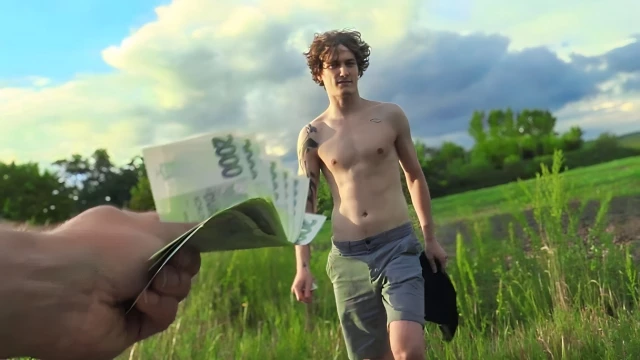 Curly-haired Czech Hottie Gets Boinked In A Field